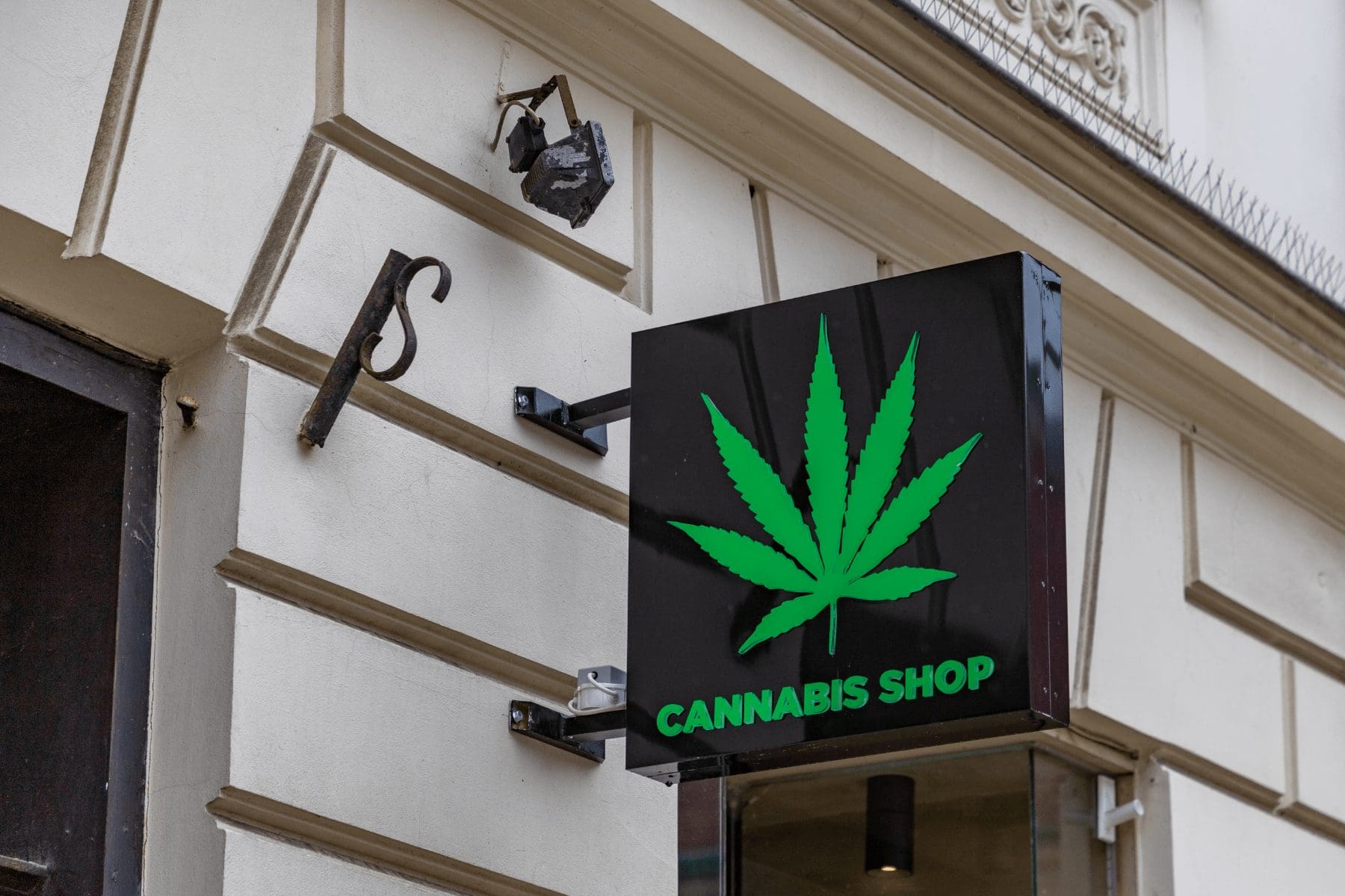 outside sign of a cannabis related business